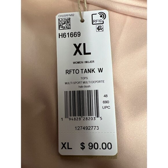 NEW! Adidas x Parley Mission Run for the Ocean Tank Top Halo Blush Beige Size XL - Picture 12 of 13